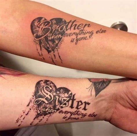 sister tattoos funny|23 Awesome Brother and Sister Tattoos to Show Your。